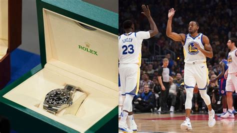 Stephen Curry gifts Draymond Green, Andre Iguodala engraved Rolex 